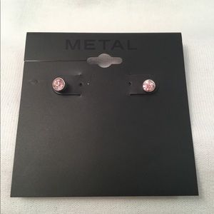 Pink Stud Earrings